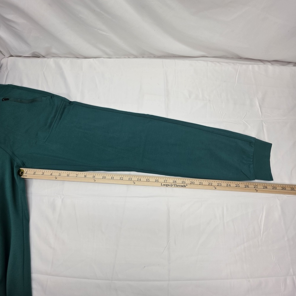 JAANUU Womens Small Hunter Green Jogger Scrub Pants NWT Stretch Medical Uniform - Picture 10 of 11